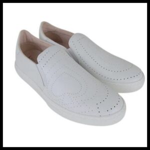 Kate Spade Azores Perforated Slip On Sneakers White Size 10B●
